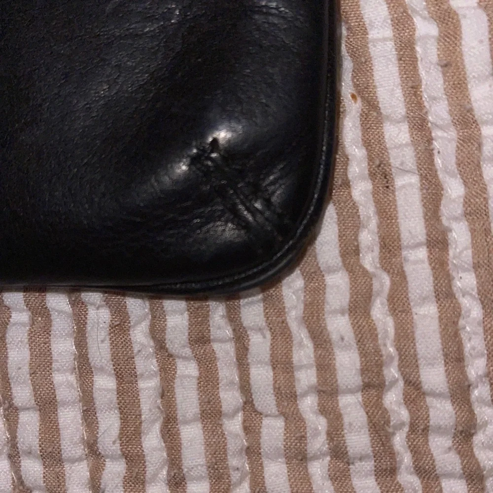 Coach Vintage Black Leather Coin or Pouch Coach